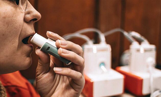 ilustrasi penyakit asma