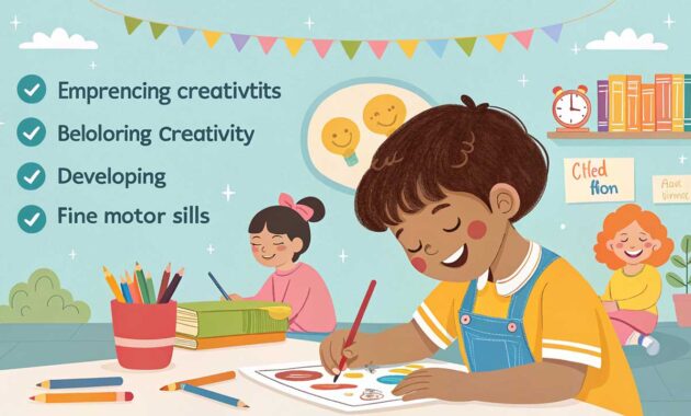 Manfaat Mewarnai bagi Anak