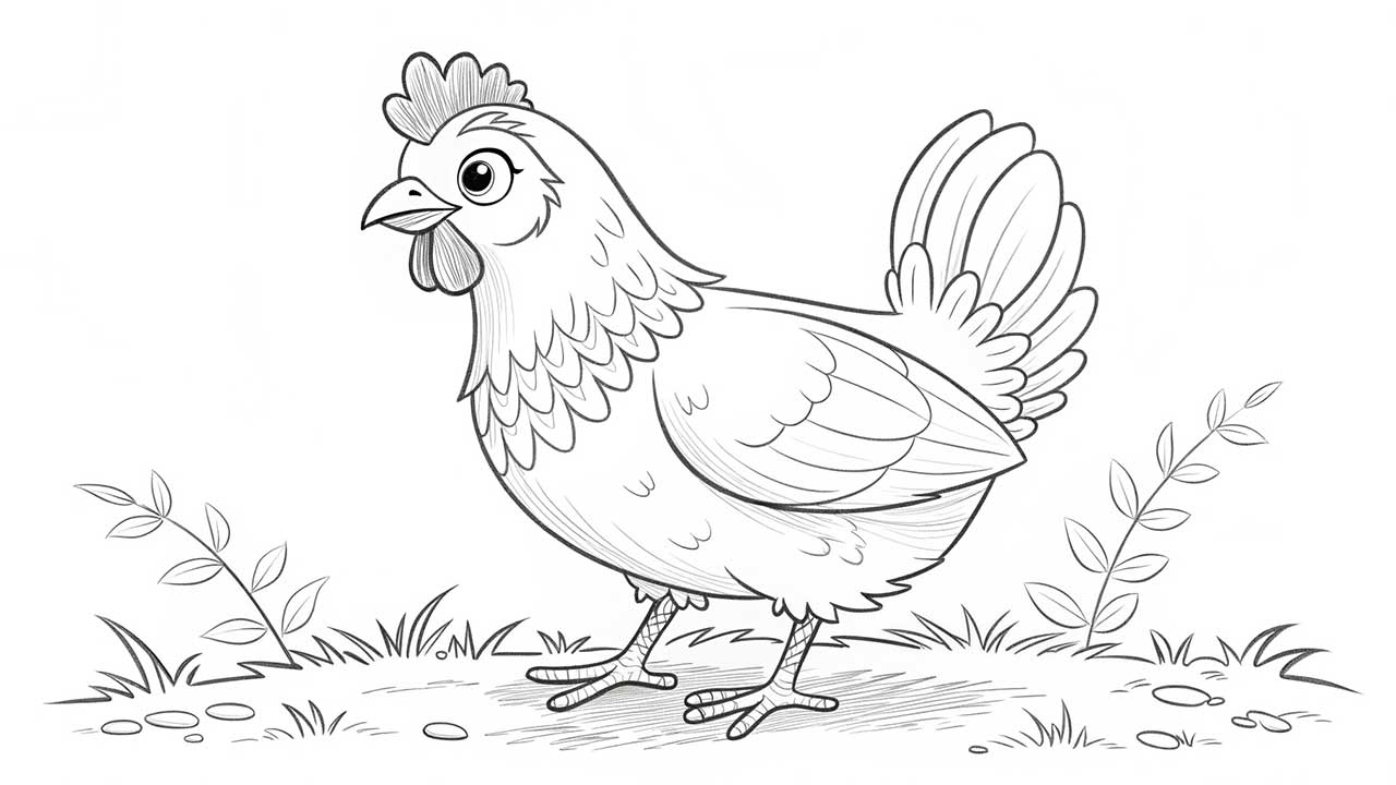 Gambar Ayam Betina 1