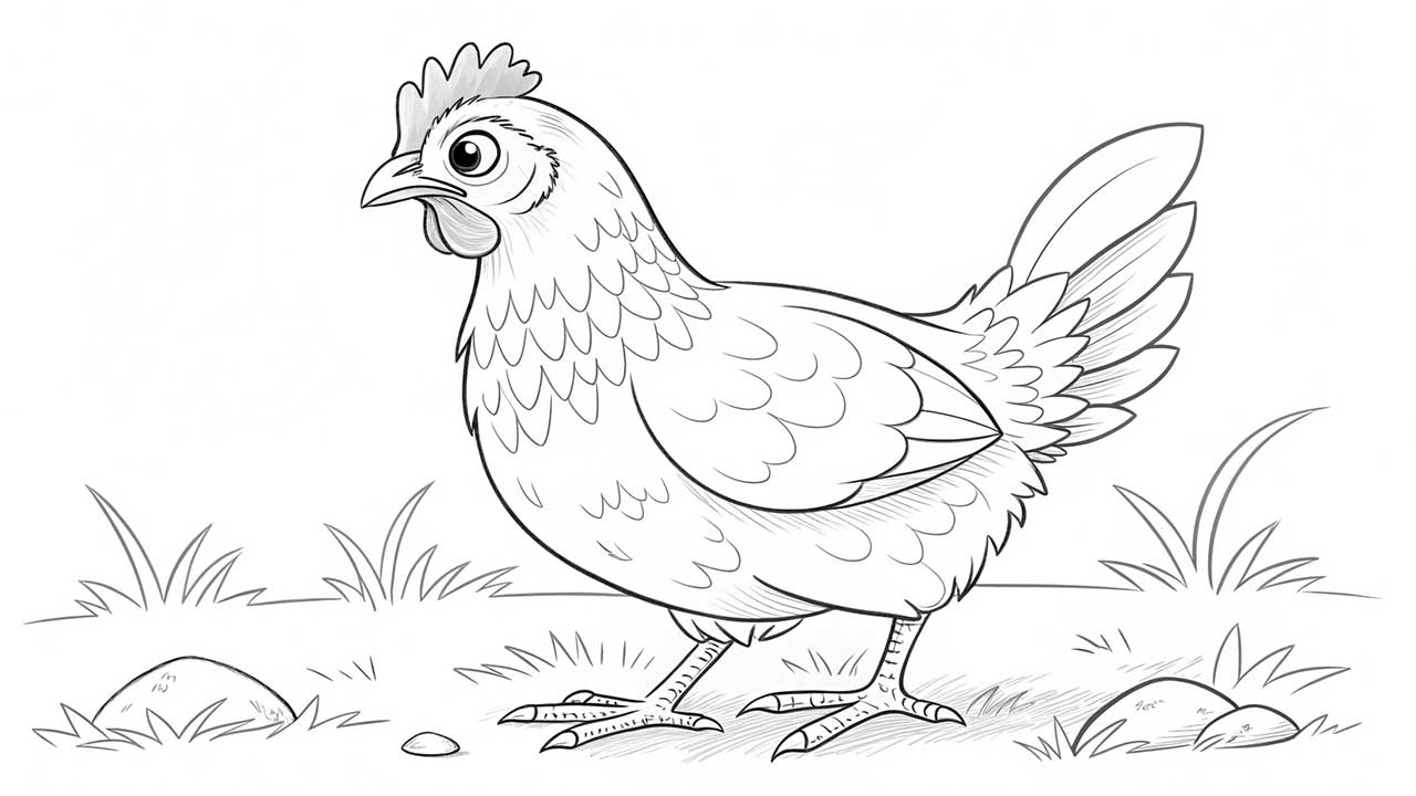 Gambar Ayam Betina 2