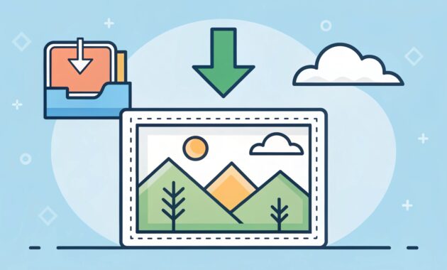 ilustrasi download gambar