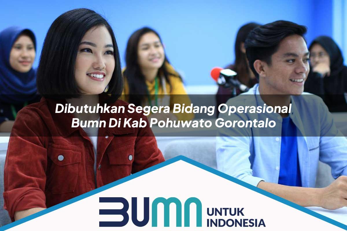 Dibutuhkan Segera Bidang Operasional BUMN di Kab. Pohuwato, Gorontalo Tahun 2025