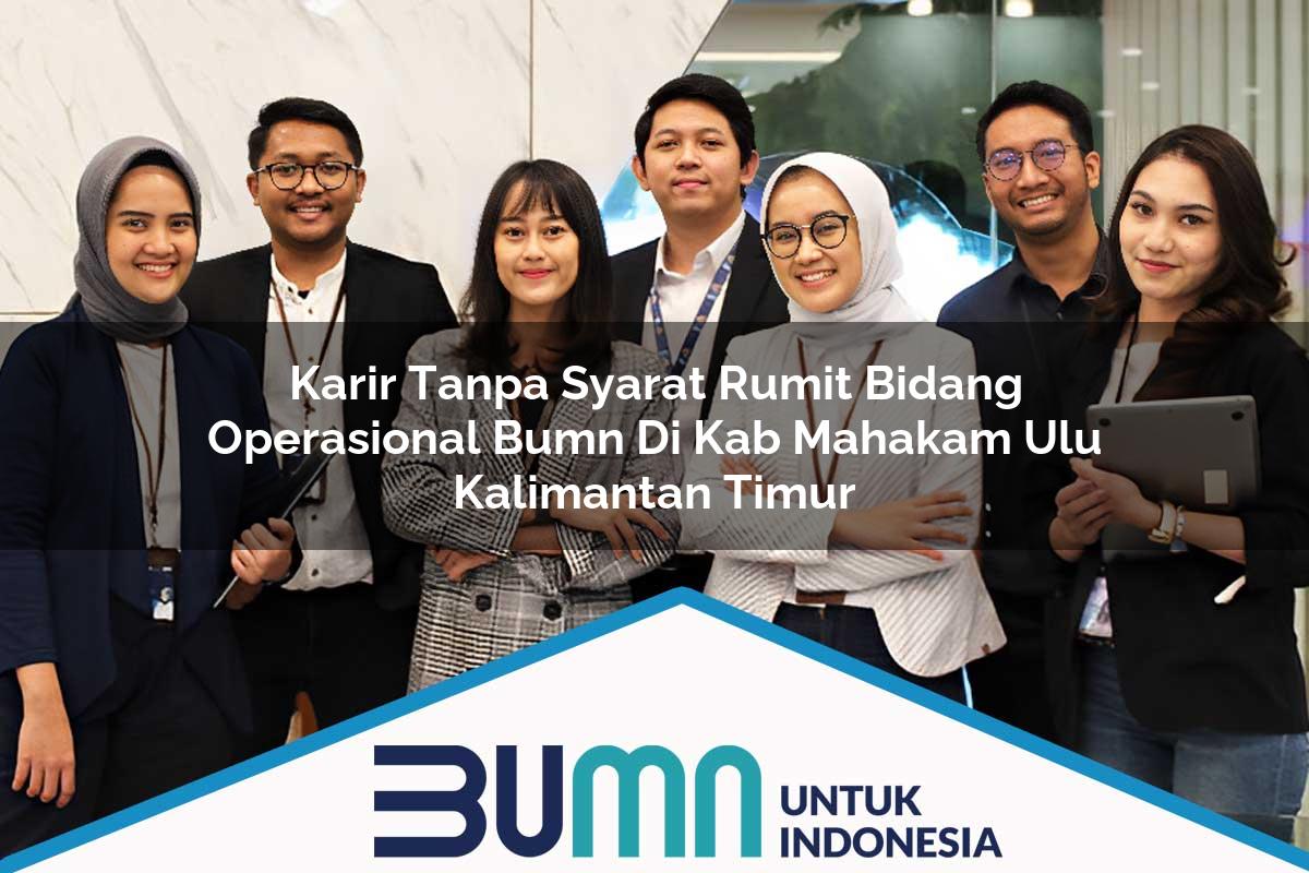 Karir Tanpa Syarat Rumit Bidang Operasional BUMN di Kab. Mahakam Ulu, Kalimantan Timur Tahun 2025