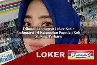 dibutuhkan segera loker kasir indomaret di kecamatan pagaden kab subang terbaru 1755532668