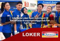 info kerja loker kasir indomaret di kecamatan kramongmongga kab fak fak terbaru 1755543552