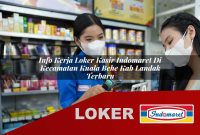 info kerja loker kasir indomaret di kecamatan kuala behe kab landak terbaru 1755548848