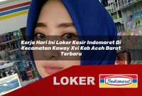 kerja hari ini loker kasir indomaret di kecamatan kaway xvi kab aceh barat terbaru 1755542417