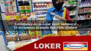 kesempatan kerja loker kasir indomaret di kecamatan keumala kab pidie terbaru 1755968175