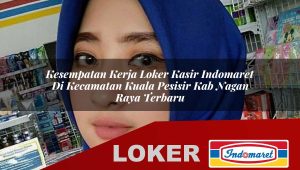 kesempatan kerja loker kasir indomaret di kecamatan kuala pesisir kab nagan raya terbaru 1756023618