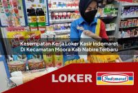 kesempatan kerja loker kasir indomaret di kecamatan moora kab nabire terbaru 1755546139