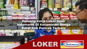 peluang kerja loker kasir indomaret di kecamatan beoga barat kab puncak terbaru 1756048430
