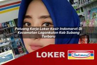 peluang kerja loker kasir indomaret di kecamatan legonkulon kab subang terbaru 1755546954