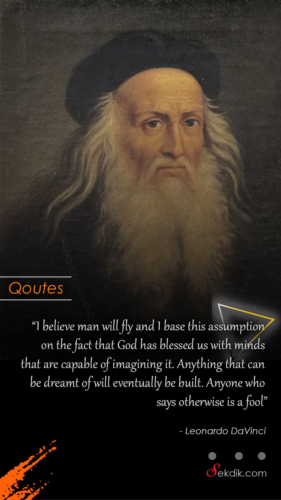 I believe man will fly and I base this assumption