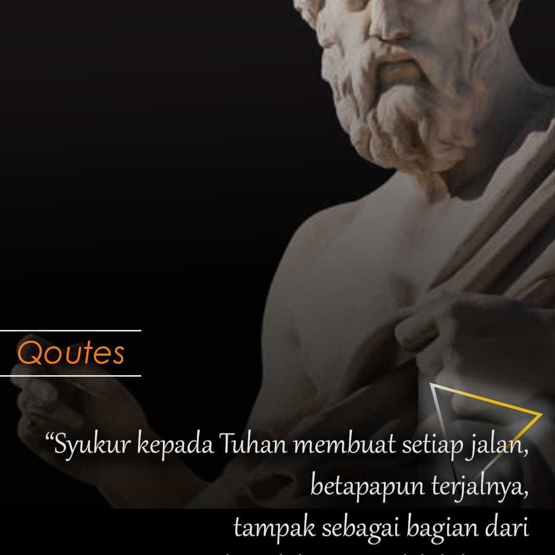 Syukur kepada Tuhan membuat setiap jalan