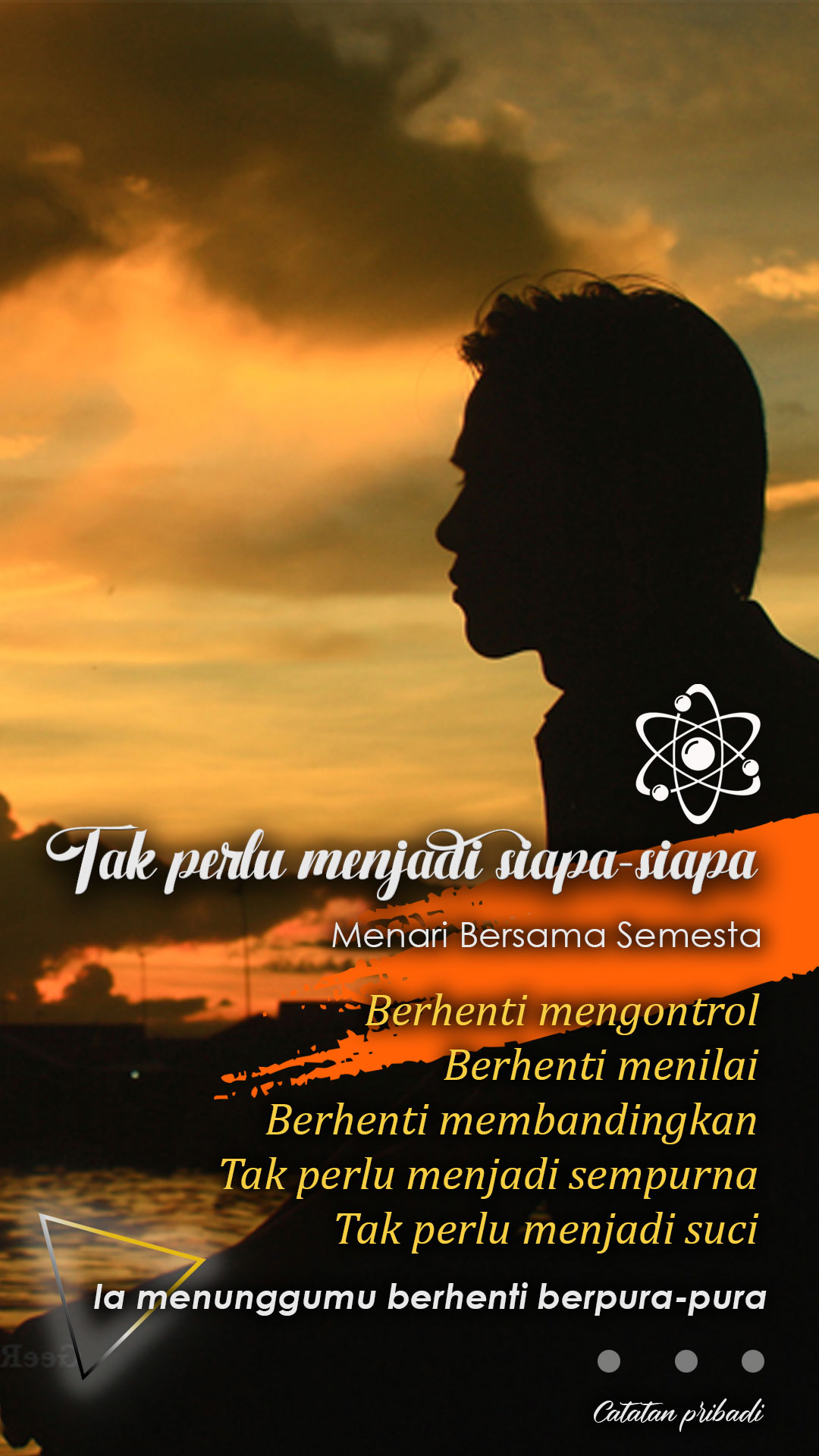 Tak perlu menjadi siapa-siapa 1 Tak perlu menjadi siapa-siapa