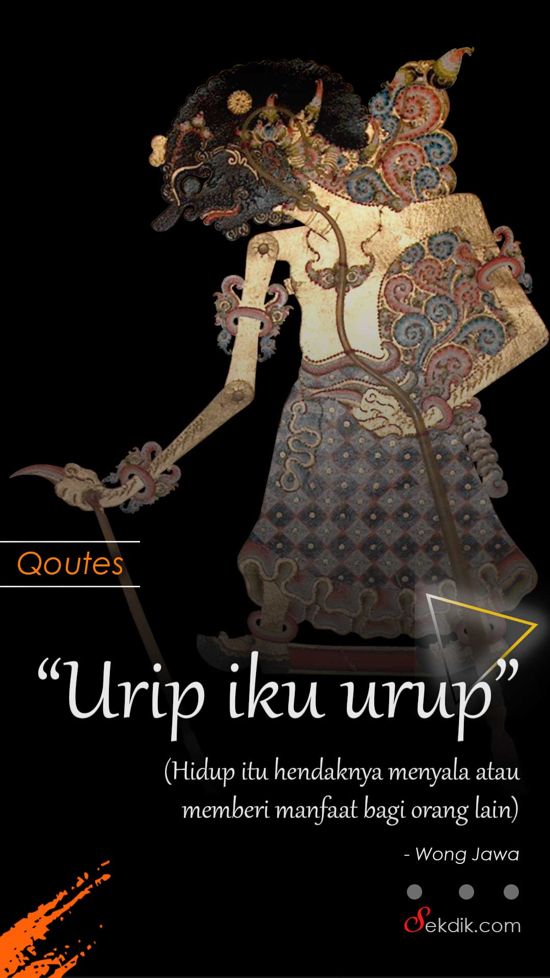 Urip iku urup
