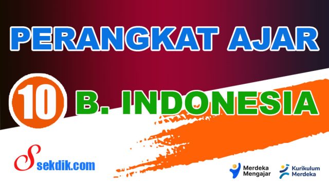 Perangkat Ajar Deep Learning Bahasa Indonesia Kelas 10