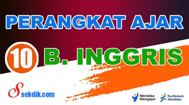 Perangkat Ajar Deep Learning Bahasa Inggris Kelas 10