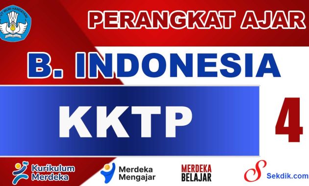 KKTP Bahasa Indonesia Kelas 4