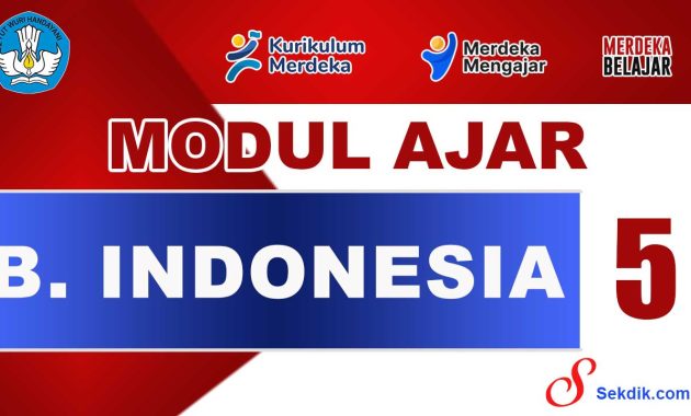 Modul Ajar Bahasa Indonesia Kelas 5
