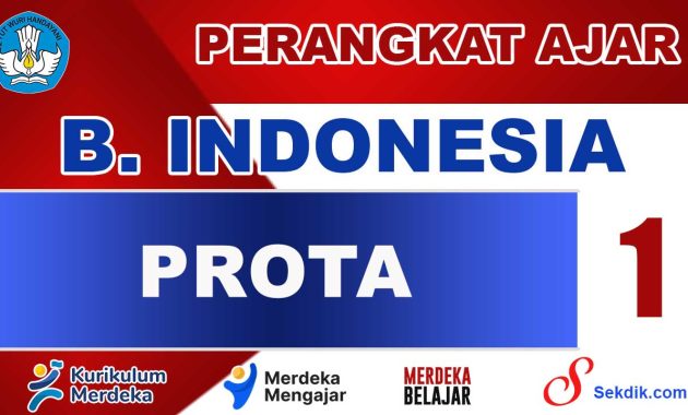 PROTA Bahasa Indonesia Kelas 1