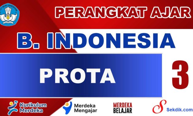 PROTA Bahasa Indonesia Kelas 3