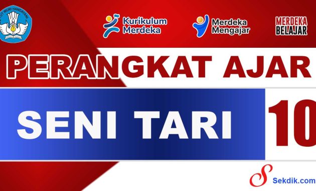 Perangkat Ajar Seni Tari Kelas 10