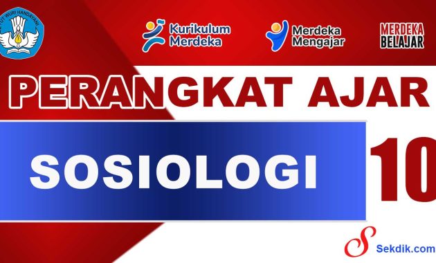 Perangkat Ajar Sosiologi Kelas 10