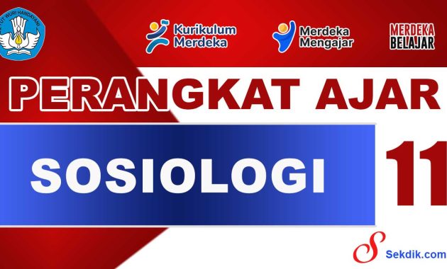 Perangkat Ajar Sosiologi Kelas 11