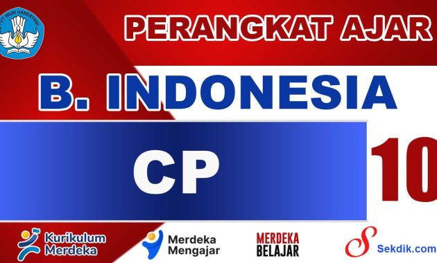 CP Bahasa Indonesia Kelas 10