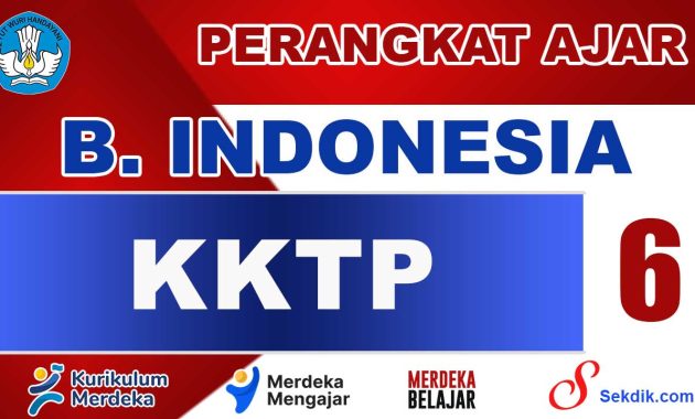 KKTP Bahasa Indonesia Kelas 6