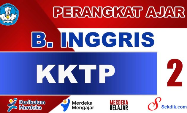 KKTP Bahasa Inggris Kelas 2