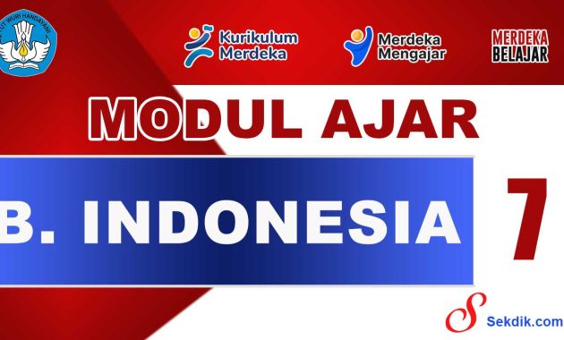 Modul Ajar Bahasa Indonesia Kelas 7