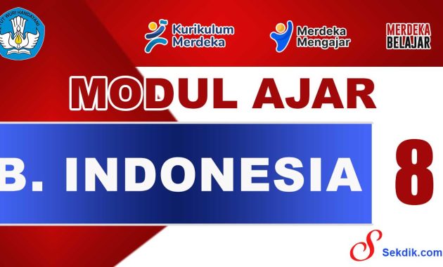 Modul Ajar Bahasa Indonesia Kelas 8