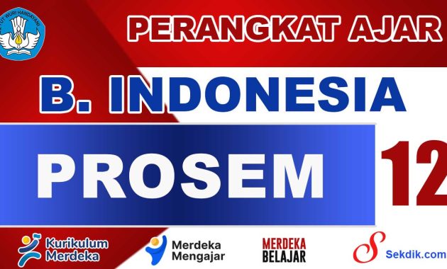 PROSEM Bahasa Indonesia Kelas 12