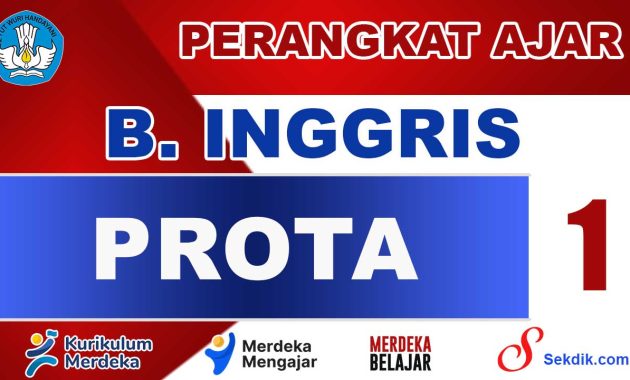 PROTA Bahasa Inggris Kelas 1