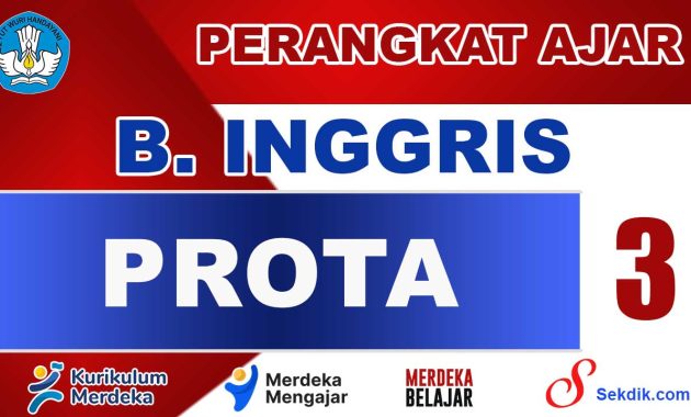 PROTA Bahasa Inggris Kelas 3