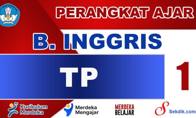 TP Bahasa Inggris Kelas 1
