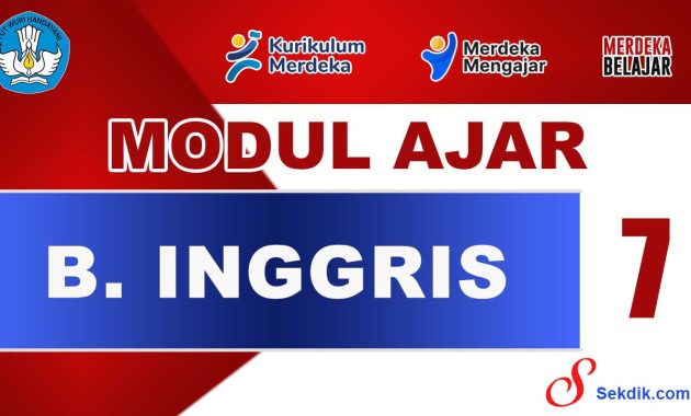 Modul Ajar Bahasa Inggris Kelas 7