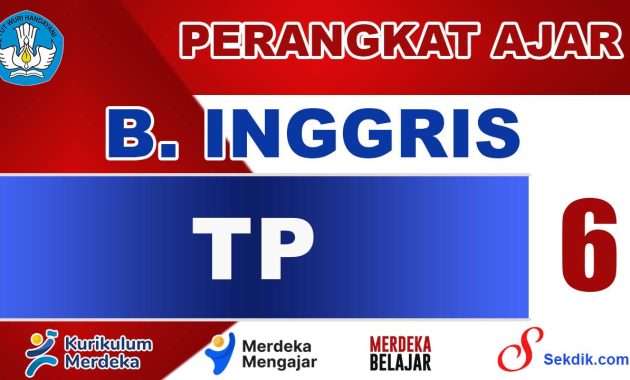 TP Bahasa Inggris Kelas 6
