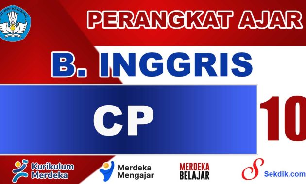 CP Bahasa Inggris Kelas 10