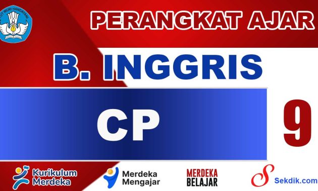 CP Bahasa Inggris Kelas 9