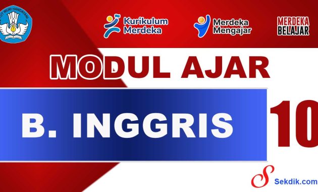 Modul Ajar Bahasa Inggris Kelas 10