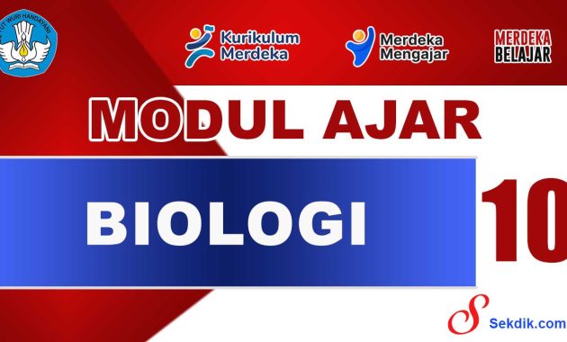 Modul Ajar Biologi Kelas 10